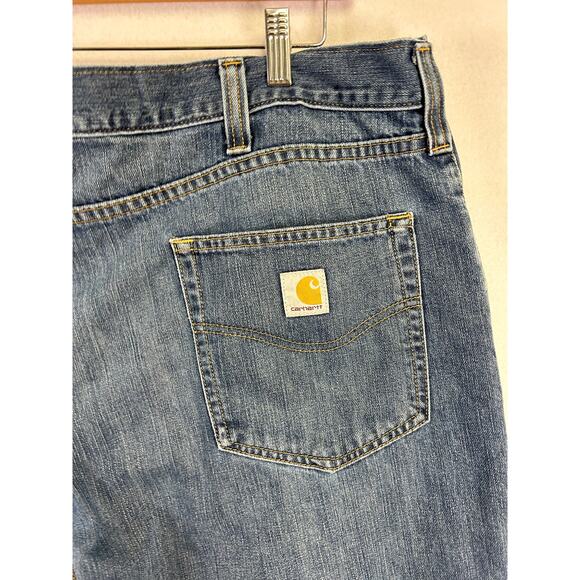 Men Carhartt Work Wear Jeans - Size 42 x 32  ￼Rodeo Cowboy Western - Picture 7 of 13